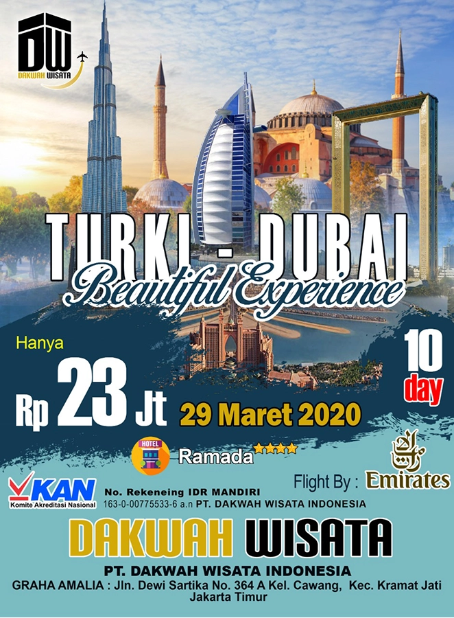 wisata turki dubai dakwah wisata tour travel