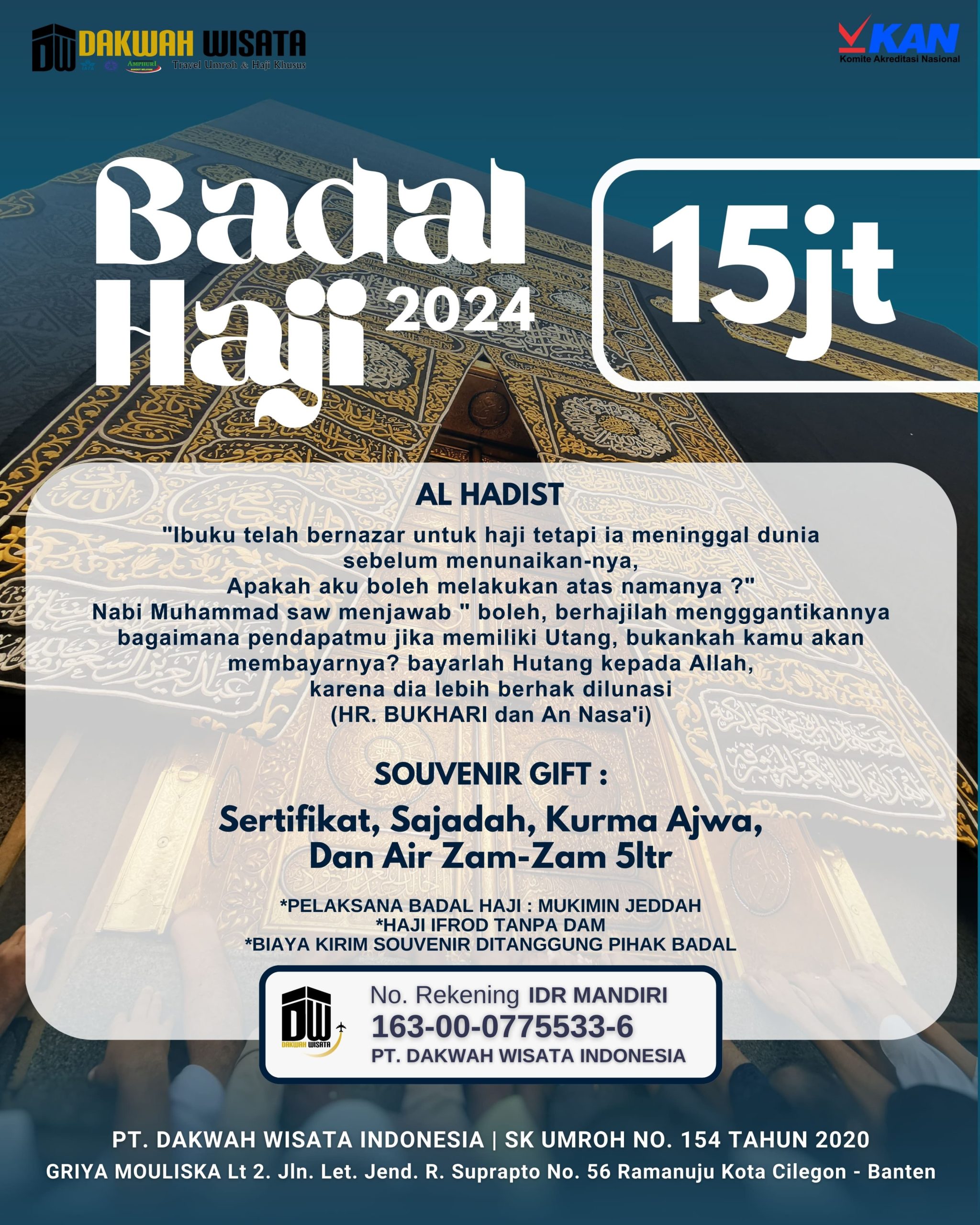 Badal Haji Murah by dakwah wisata tour
